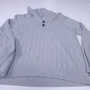 Jeanne Pierre Gray High Neck Sweater